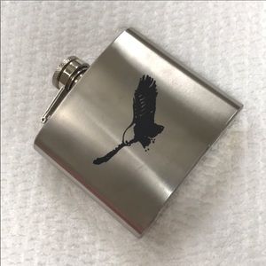 Custom Eagle 5oz Hip Stainless Steel Flask Bottle
